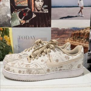 Nike Cream Textured Sneakers
